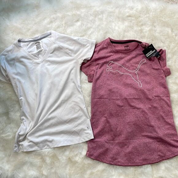 Puma Danskin Now Bundle of two athletic workout shirts, T-shirt lot size small s - Picture 1 of 6
